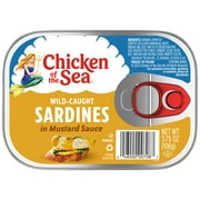 Chicken of the Sea Sardines, in Mustard Sauce, 3.75 Oz Can