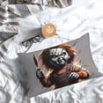 thumbnail image 5 of Lsque Chucky Pattern Bedding Waterproof Pillow Protector Zippered Queen – Bed Bug Proof Pillow Encasement-16"x24", 5 of 6