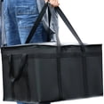 thumbnail image 2 of FORICOM Insulated Food Distribution Bag for Hot and Cold Food, Acceptable for Commercial Households, Large Capacity Reusable Insulated Bag (Black)Length 23 in by width 14 in by height 15 in, 2 of 8