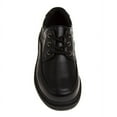 thumbnail image 4 of French Little Kids' Boys' Faux Leather Lace-Up School Shoes - Black, 4, 4 of 7