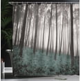 thumbnail image 3 of Ambesonne Shower Curtain, , 69"Wx70"L, Peacock Black, 3 of 4