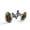 Color 3, variant on Men's Classic Stainless Steel, Beetle Ladybug Leaves Cufflinks Business Wedding Shirts, Black