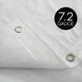thumbnail image 6 of Bath Bliss 70" x 72" Eco-Friendly PEVA Weighted Magnet Hem Shower Curtain Liner in Solid White, 6 of 11