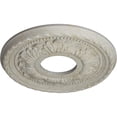 thumbnail image 3 of Ekena Millwork 11 3/8"OD x 3 5/8"ID x 7/8"P Palmetto Ceiling Medallion (Fits Canopies up to 4 1/2"), Hand-Painted Pot of Cream Crackle, 3 of 7