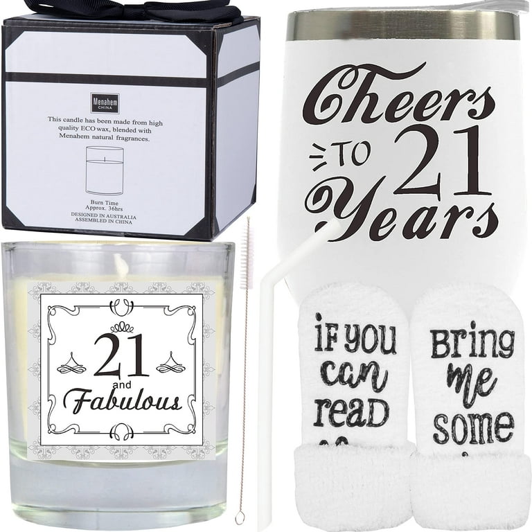 21st Birthday Gifts for Women,21st Birthday Tumbler, 21st Birthday  Decorations 