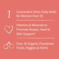 thumbnail image 6 of Garden of Life Organics Women’s 55+ Multivitamin | Once Daily | 30ct, 6 of 10