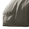 thumbnail image 4 of Benjara Edge 4 Piece King Size Duvet Comforter Set- Washed Linen- Charcoal Gray, 4 of 6