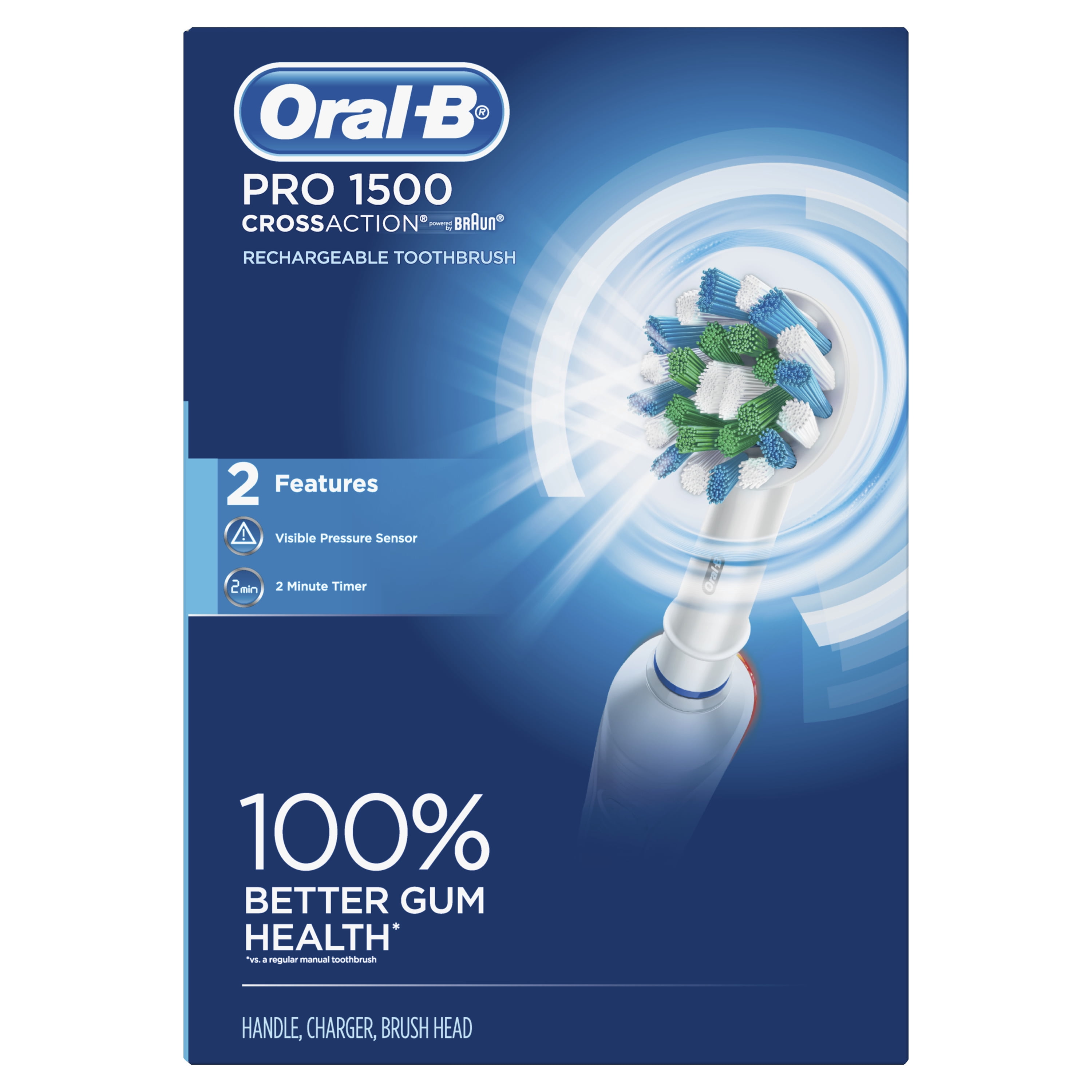 Oral B Pro 1500 10 Rebate Available CrossAction Electric Power 