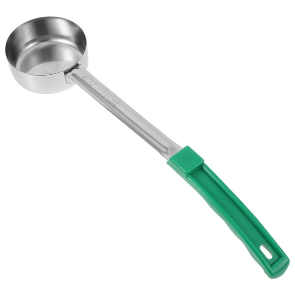 KALLORY 1Pcs Portion Serving Utensils for Home and Restaurant Use in Green Color