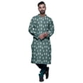 thumbnail image 4 of Atasi Printed Designer Kurta For Boys Casual Kurta Pajama Set Ethnic Summer Clothing, 4 of 5