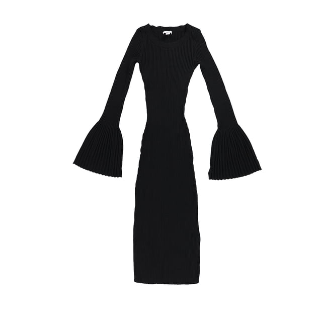 bar III Robe Chandail Midi pour Femmes, Noir, TTG