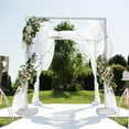 thumbnail image 5 of Wedding Arch Stand With Base Party Supplies Easy Assemble PVC Garden Branches White Flower Gate Balloon Decoration, 5 of 10