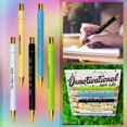 Fandiiiii Inkwell Pen Glass Nib Pen Retractable Ballpoint Pens .7 ...