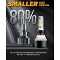 thumbnail image 7 of Auxbeam H7 LED Headlight Bulbs, 20% Smaller Size Headlight Bulbs, 90W 20000LM F15 Series 6500K Cool White | 2 Bulbs, 7 of 7
