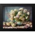 thumbnail image 2 of Kopania, Zbigniew 14x12 Black Modern Framed Museum Art Print Titled - Baroque Peonies, 2 of 5