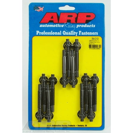 ARP Intake Manifold Stud Kit 12 Point Nuts Black Oxide SBF P/N 354-2103