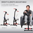 thumbnail image 4 of JWRWEFA Portable Exercise Bike for Home, Seated Pedal Exerciser with Massage Pedals & Adjustable Resistance, Low Impact Cardio Equipment for Seniors, 4 of 11