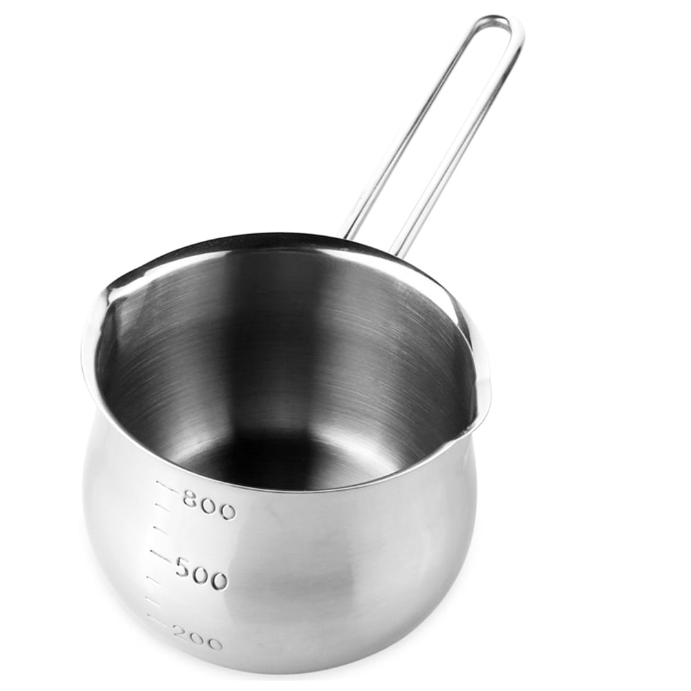 Pendeford 7 Inch Non Stick Milk Pan  Pouring Lip On Both Sides Metallic Finish 