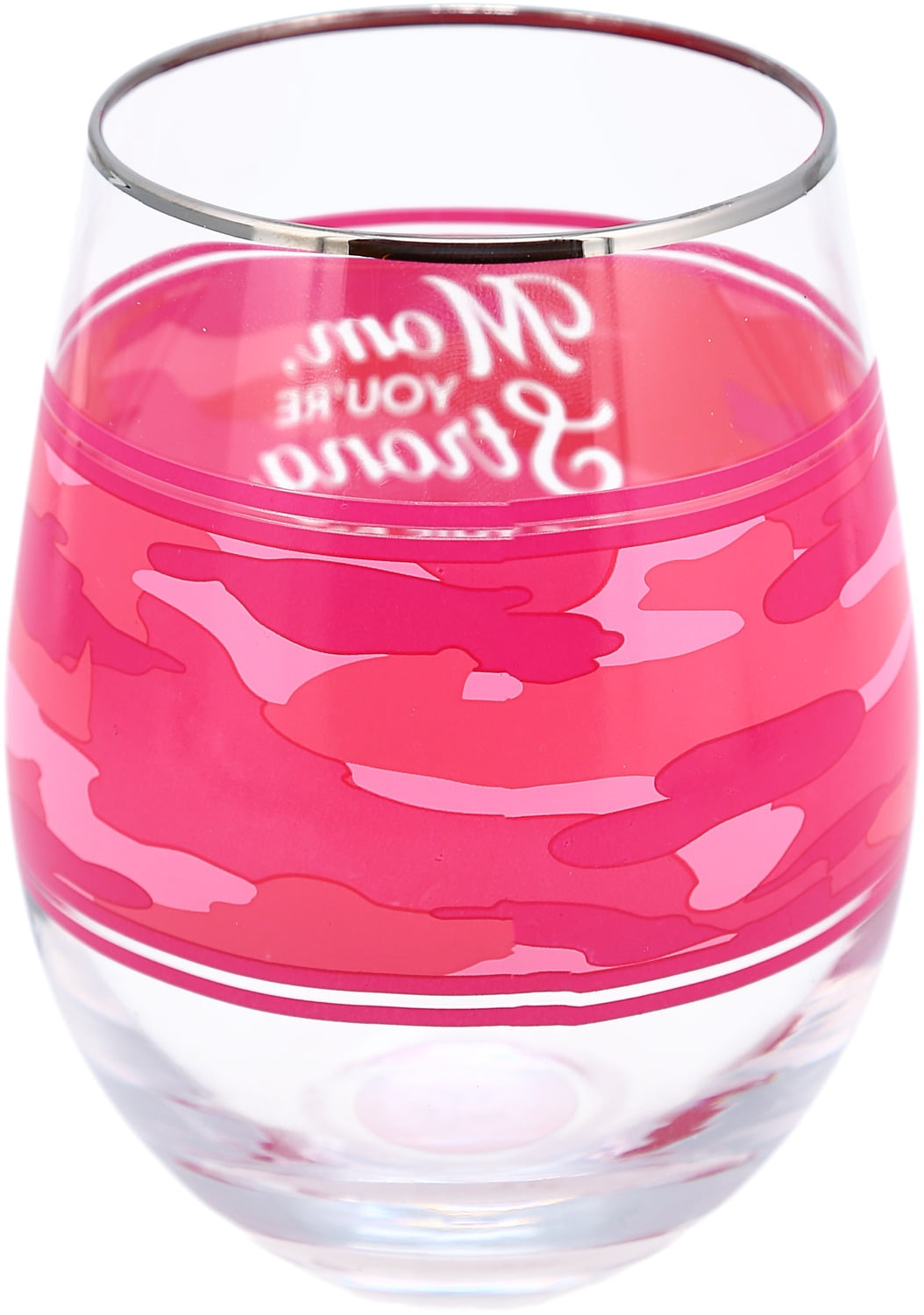 Mom Thinks She's in Charge RTS 16 oz stainless steel wine glass