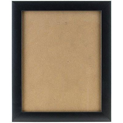craig frames 1wb3bk 24 by 24-inch picture frame, smooth wrap finish, 1-inch wide, black