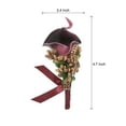 thumbnail image 2 of 4uds Novio Ojetes Lirio Ojetes Alfileres para Hombres Boda Ceremonia Aniversario Formal Cena Fiesta Vino Rojo, 2 of 5