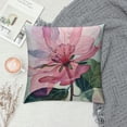 thumbnail image 2 of Nawypu  Decorative Floral Flower Pillow Covers Blue Pink Purple Green Yellow Decor Flower Throw Pillow Covers Cushion Case for Living Room Couch Sofa Patio Outdoor Home Decor, 2 of 5