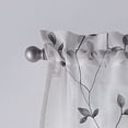 thumbnail image 3 of CHF Polyester Light Filtering Tiers Rod Pocket, Gray, .01" x 56", Adult, 3 of 4