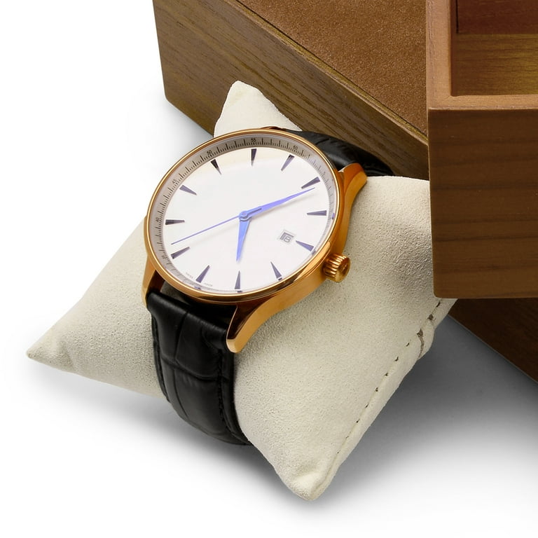  N/A 18 Slots Watch Box Wooden Wrist Watch Men Storage Box Clock/ Watch Display Case Convenient Watch Organizer (Color : A) : Clothing, Shoes  & Jewelry