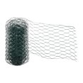 thumbnail image 1 of Chicken Wire, 6 x 118 Inch Iron Mesh Netting Floral Wire Plant Cage, Green, 1 of 6