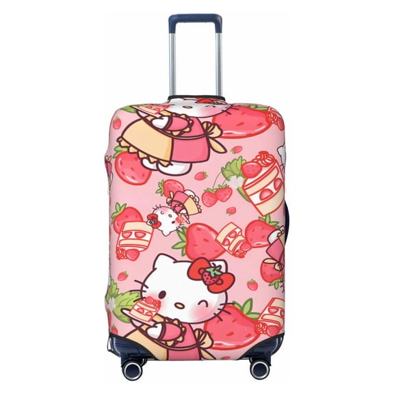 Saiise Sanrio Br Luggage Suitcase Covers Elastic Washable Luggage Protector Travel Suitcase Protective Cover For Unisex Fits 18-32 Inch Luggage(No luggage included)