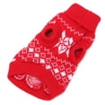 thumbnail image 2 of Christmas Pet Dog Puppy Snowflake Knit Sweater Hoody Clothes Costume  Gifts, 2 of 5