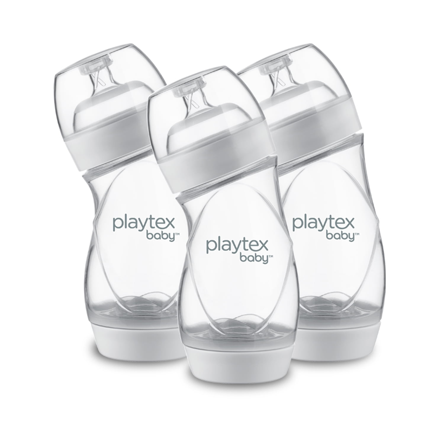 Playtex Baby Bottles VentAire Complete Tummy Comfort 9oz 3-Pack Baby Bottles New 