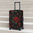 thumbnail image 2 of Lsque Roses Printed Luggage Cover, Travel Luggage Protector,Scratch and Dirt Resistant, Fits 18-32 Inch Luggage - Medium, 2 of 9