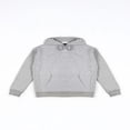 thumbnail image 2 of Forever 21 Drawstring Fleece Hoodie, Color- Heather Grey, Size- S, 2 of 5