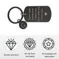 thumbnail image 3 of Uxcell Drive Safe Keychain, 1 Set Letter G Keychain I Need You Here with Me I Love You Custom Keychain with Gift Box for Him Christmas Valentines Day Gifts, Black White, 3 of 6