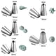 thumbnail image 5 of Juego de boquillas para decoración de tartas, kit de boquillas para repostería, cupcakes, tartas, galletas, utensilios de cocina de acero inoxidable (5 piezas/juego), 5 of 5