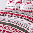 thumbnail image 3 of 2/3-Piece Christmas Quilt Set - Snowflake Bedspread & Throw Blanket for Festive Holiday Decor, 3 of 9