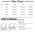 thumbnail image 3 of Women Bras Sports Fitness Bra Yoga Running Bra Dry Wicking Bra Sports Bras for Women White M, 3 of 4