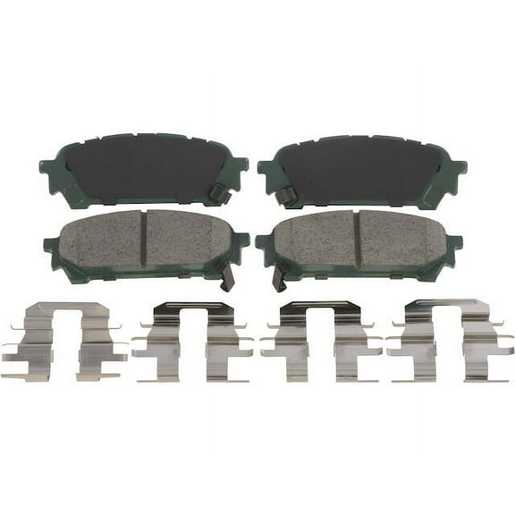Rear Brake Pad Set - Compatible with 2004 - 2008 Subaru Forester 2005 2006 2007
