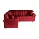 thumbnail image 3 of Sala Esquinera de Lino Rojo Makora Modelo Miller, 3 of 8