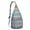 Sky-blue-6, variant on Vintage Retro Sling Backpack – Fashionable Crossbody Bag for Outdoor Adventures, Abstract Geometric Design Daypack