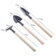 thumbnail image 4 of Mini Gardening Tools, 3pcs Portable Garden Hand Tools Set, Miniature Gardening Rake Trowel and Shovel for Seedlings (3pcs), 4 of 5