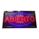 thumbnail image 1 of Letrero LED comercial luminoso abierto de 48 x 25 cm para uso en interiores, 1 of 2