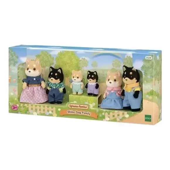 Sylvanian Families Familia De Perros Shiba Edición Limitada