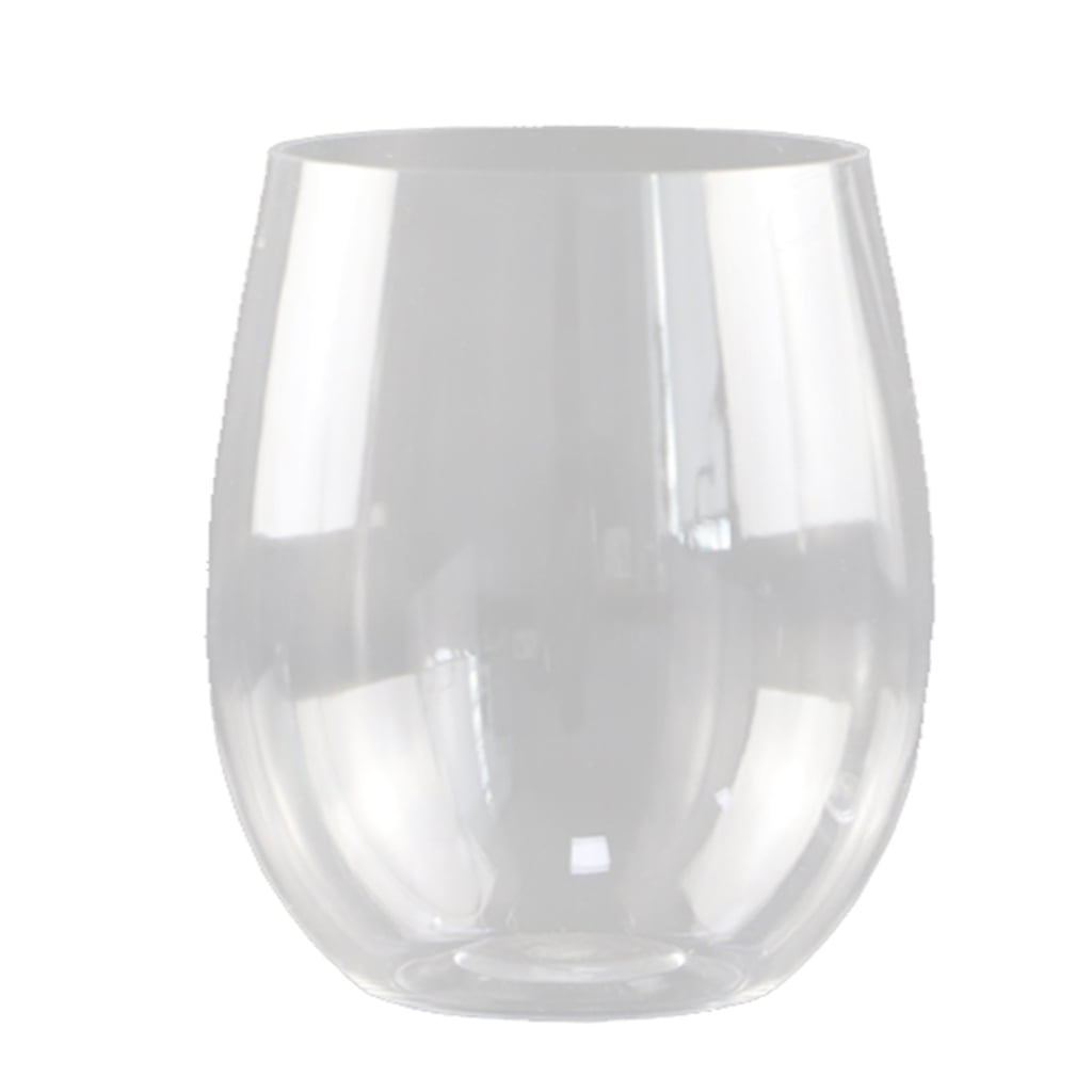Plastic Red Wine Tumbler Glasses Cups Reusable Transparent Fruit Juice