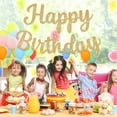 thumbnail image 3 of Banner de cumpleaños JHZMCRX Glitter Happy Birthday Gold, 3 of 7