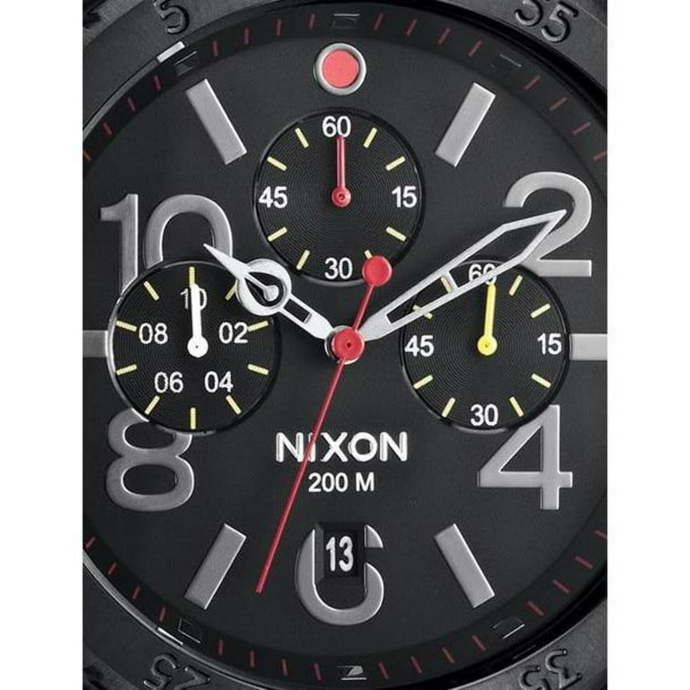 NIXON 48-20 CHRONO オールブラック Nixon 48-20 Chrono All Gunmetal A486-632 - RIP