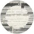 thumbnail image 4 of SAFAVIEH Evoke Roydon Abstract Bordered Area Rug, Cream/Dark Grey, 5'1" x 7'6", 4 of 9