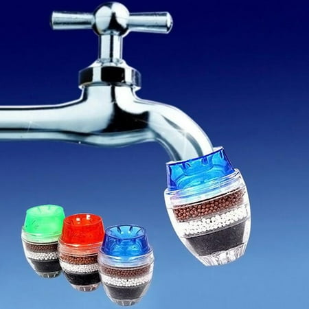 1pc Coconut Carbon Home Kitchen Restaurant Faucet Tap Multi Layers Water Clean Purifier Filter