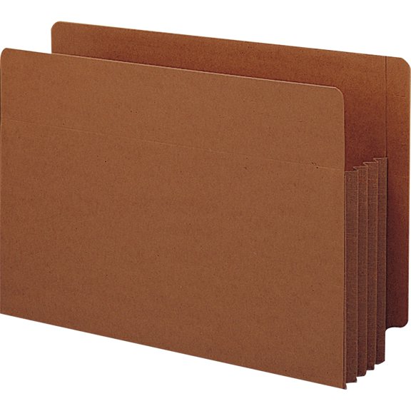Smead, SMD74780, End Tab File Pockets with Reinforced Tab, 10 / Box, Redrope